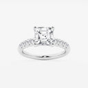 Asscher Cut Lab Grown Diamond Engagement Rings