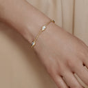Pear Shaped Diamond Bracelet