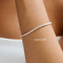 Four Prong Round Tennis Bracelet