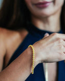 Anouk Half-Bezel Tennis Bracelet