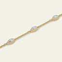 Pear Shaped Diamond Bracelet