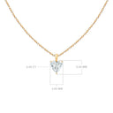 Diamond Solitaire Pendant Necklace