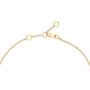 Bezel Diamond Initial Necklace