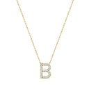Diamond Initial Necklace