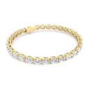 East-West Pear Cut Lab Grown Diamond Tennis Bracelet