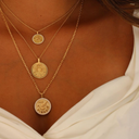 Cancer Zodiac Medallion with Diamond Frame