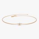 Bezel Set Solitaire Bracelet