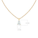 Diamond Solitaire Pendant Necklace