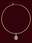 LYRE Aquamarine Pendant