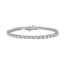 Four Prong Round Tennis Bracelet