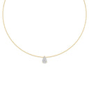 Pear Diamond Solitaire Pendant