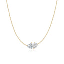 Toi et Moi Diamond Pendant Necklace