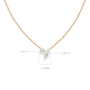 Toi et Moi Diamond Pendant Necklace