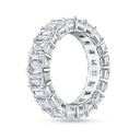 Classic Shared Prong Emerald Cut Diamond Eternity Band
