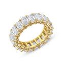 Classic Shared Prong Emerald Cut Diamond Eternity Band