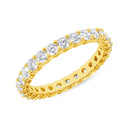 Classic Shared Prong Round Diamond Eternity Band