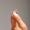 Classic Shared Prong Oval Diamond Eternity Band