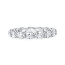 Classic East-West Oval Diamond Eternity Band