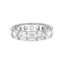 Classic Shared Prong Asscher Cut Diamond Eternity Band