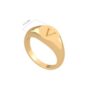 Initial Signet Ring