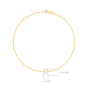 Diamond Initial Bracelet