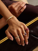 Ruby Pavé Diamond Pinky Ring