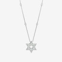 Star of David with Bezels Pendant
