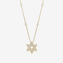 Star of David with Bezels Pendant