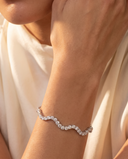 Ondine Wave Tennis Bracelet
