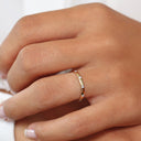 Burnish Set Wedding Band