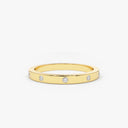 Burnish Set Wedding Band