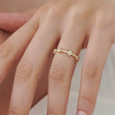 Clover Diamond Eternity Band