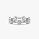 Clover Diamond Eternity Band