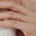 Clover Diamond Eternity Band