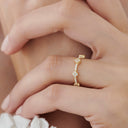 Clover Diamond Eternity Band