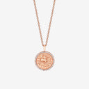 Sagittarius Zodiac Medallion with Diamond Frame