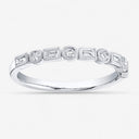 Baguette & Round Diamond Ring
