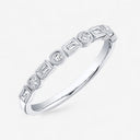 Baguette & Round Diamond Ring
