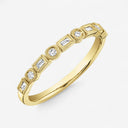 Baguette & Round Diamond Ring