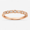 Baguette & Round Diamond Ring