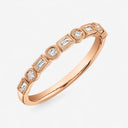 Baguette & Round Diamond Ring