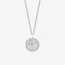 Scorpio Zodiac Medallion with Diamond Frame