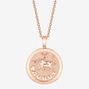 Taurus Zodiac Medallion with Diamond Frame