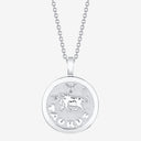 Taurus Zodiac Medallion with Diamond Frame