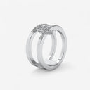 Double Sideways Cross Ring