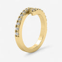 Open Diamond Wrap Ring