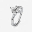 Marquise and Pear Shaped Diamond Butterfly Ring