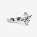 Marquise and Pear Shaped Diamond Butterfly Ring