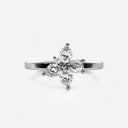 Marquise and Pear Shaped Diamond Butterfly Ring
