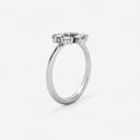 Pear Shaped Diamond Flower Ring